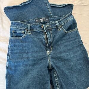 Hollister Women's Dark Blue Flare Jeans